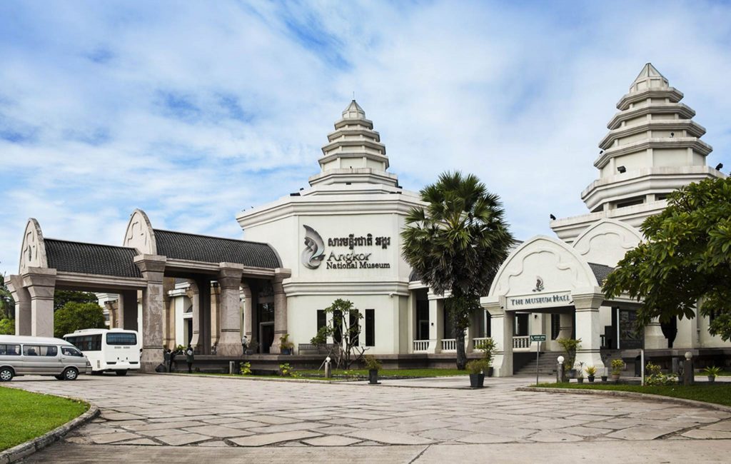 A photo of the Angkor National Museum building in Siem Reap, Cambodia A photo of the Angkor National Museum building in Siem Reap, Cambodia