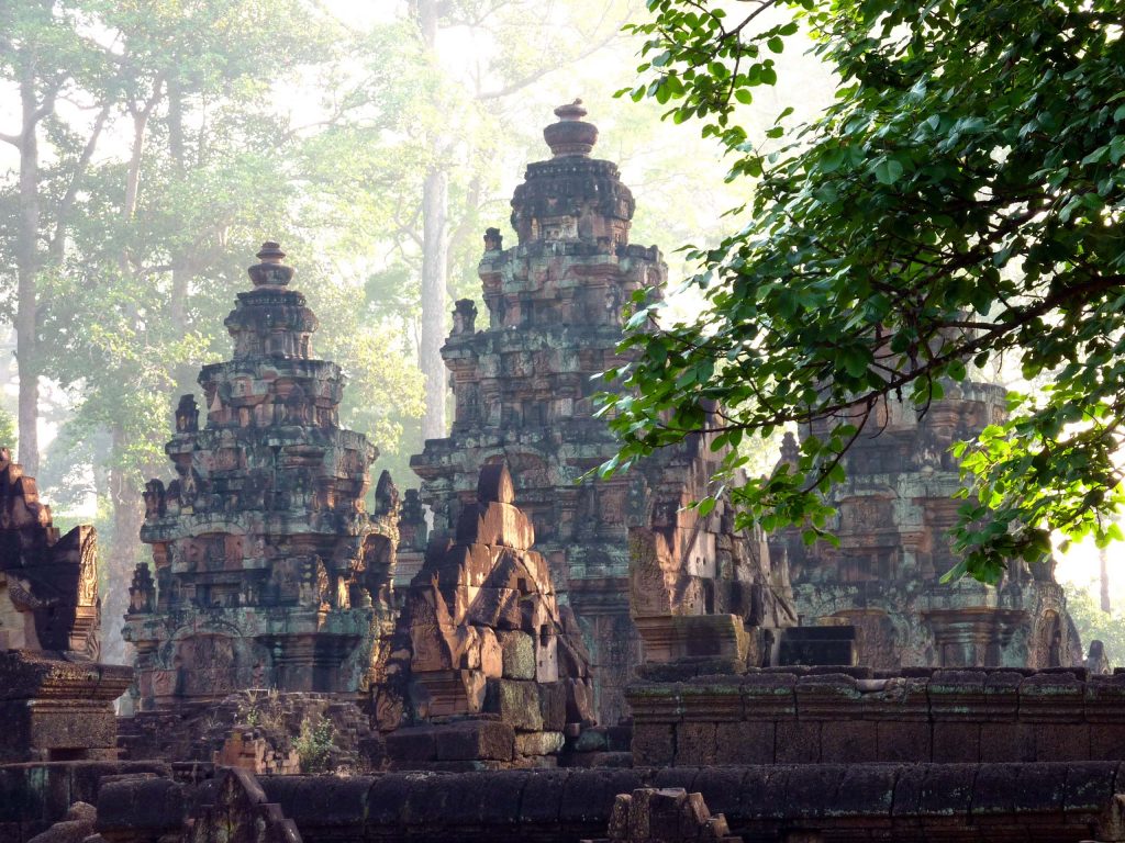 A photo of the Banteay Srei temple in Cambodia, A photo of the Banteay Srei temple in Cambodia,