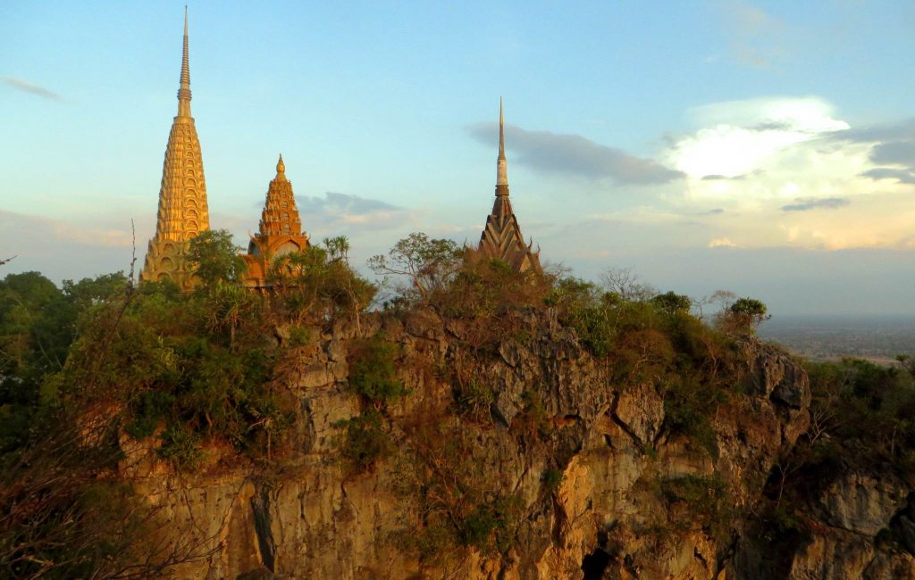 An image of the top of the Bat caves in Battambang An image of the top of the Bat caves in Battambang