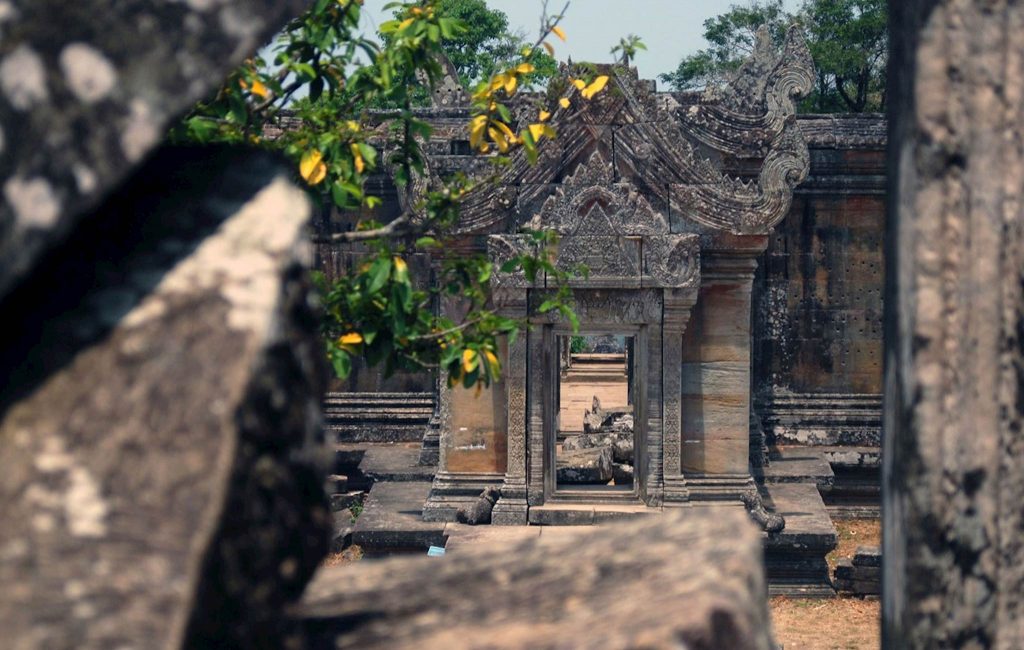 View inside the Preah Vihear Temple In Cambodia View inside the Preah Vihear Temple In Cambodia