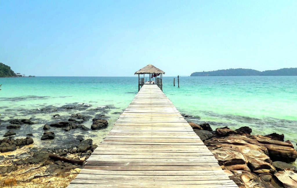 A very beautiful view of a beach in Sihanoukville-Cambodia A very beautiful view of a beach in Sihanoukville-Cambodia